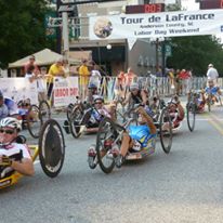 Tour de LaFrance handcycling race